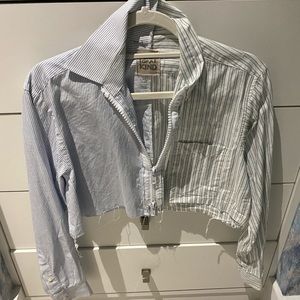 LF FURST OF A KIND cropped long sleeve zip up